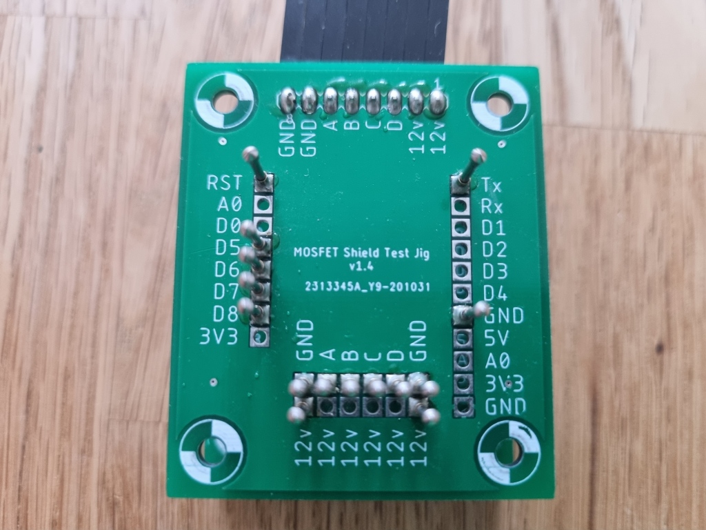 MOSFET Shield Test Jig - Pogo Pins 1